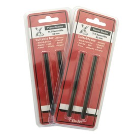 3-1/4" Inch Tungsten Carbide Planer Blades - Fits Bosch PA1202 & Powertec 128300 (Pack of 4)