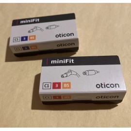 Oticon miniFit #3 Length 85 dB Hearing Aid Speakers R & L