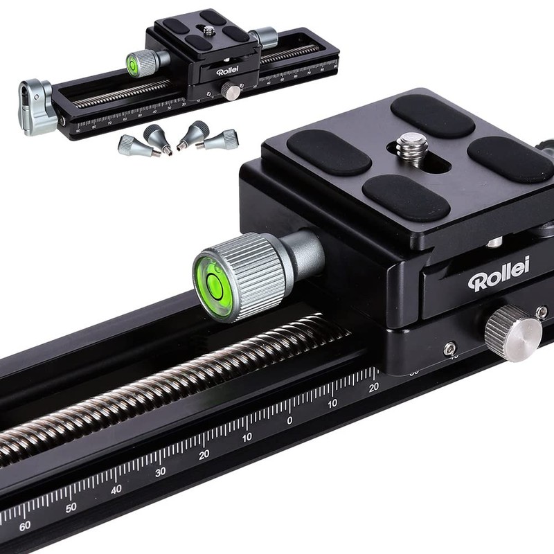 Rollei Macro Sledge Stable Photo/Video Macro Setting Slide for DSLR