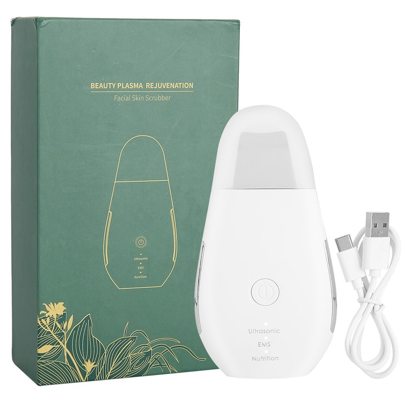 Household Ultrasonic Skin Scrubber EMS MicroCurrent Blackhead Removal Face Pore