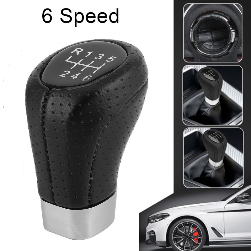 6 Speed Car Shift Knob with Dustproof Cover Fit for