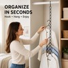 Metal Space Saving Hanger Organizer Chain for Closets