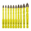 SANLEETEK Masonry Carbide Drill Bits Set - 10pcs 5MM*2+6MM*4+8MM*2+10MM+12MM Tungsten