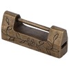Chinese Antique Lock Retro Classic Pattern Design Bronze Brass Material