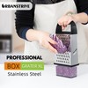 Urbanstrive Cheese Grater With Container Box Grater Stainless Steel Graters