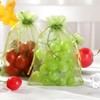 Hopttreely 100Pcs Organza Bags, 4 x 4.72 inch Candy Mesh