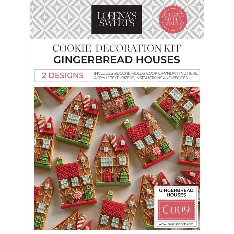 Lorena's Sweets Cookie Decoration Kit GINGER HOUSES