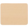 teemando® 8 x Beech Wood Coasters 10cm Decorative Coasters for