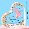 QMVMV Funny Grandmasaurus Gifts Grandma Acrylic Plaque from Granddaughter Grandson