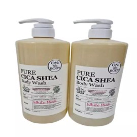 On The Body 온더바디 퓨어 시카 쉐어 바디워시 화이트머스크향 1L 2개 x2SET AD On The Body Pure Shea Share Body Wash White Musk Scent 1L 2 pieces x2SET AD [1+1 one item]