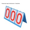 Scoreboard Flipper, Portable 3-Digit Flip Scoreboard Tabletop Score Keeper for