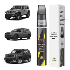 XNA Sting Gray(PDN) for Jeep Touch Up Paint, Car Scratch Remover for Nicks and Chips Repair, 2-In-1 Quick & Easy Fix Car Scratch Repair Kit with Exact Color-Matched