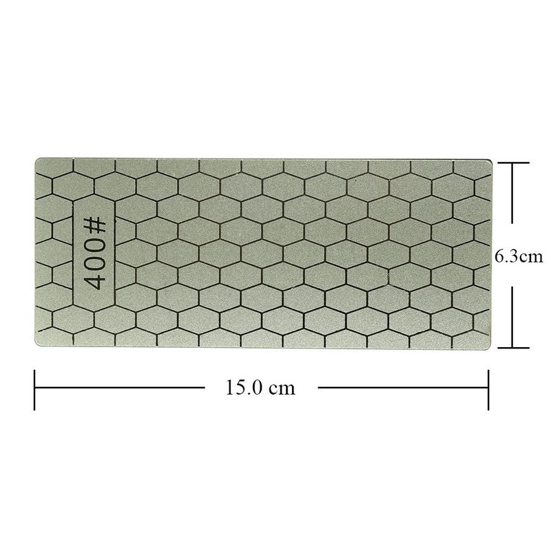 CENPEK 2Pcs Diamond Sharpening Stone Diamond Plate Honing Stone Diamond