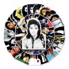 Michael Jackson Rey Pop 50 Calcomanias Stickers Contra Agua