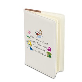 BAUNA Alice Movie Inspired Leather Notebook Alice Fans Journal I Will Sit with You in The Dark Wonderland Gift (Alice Fans Journal)
