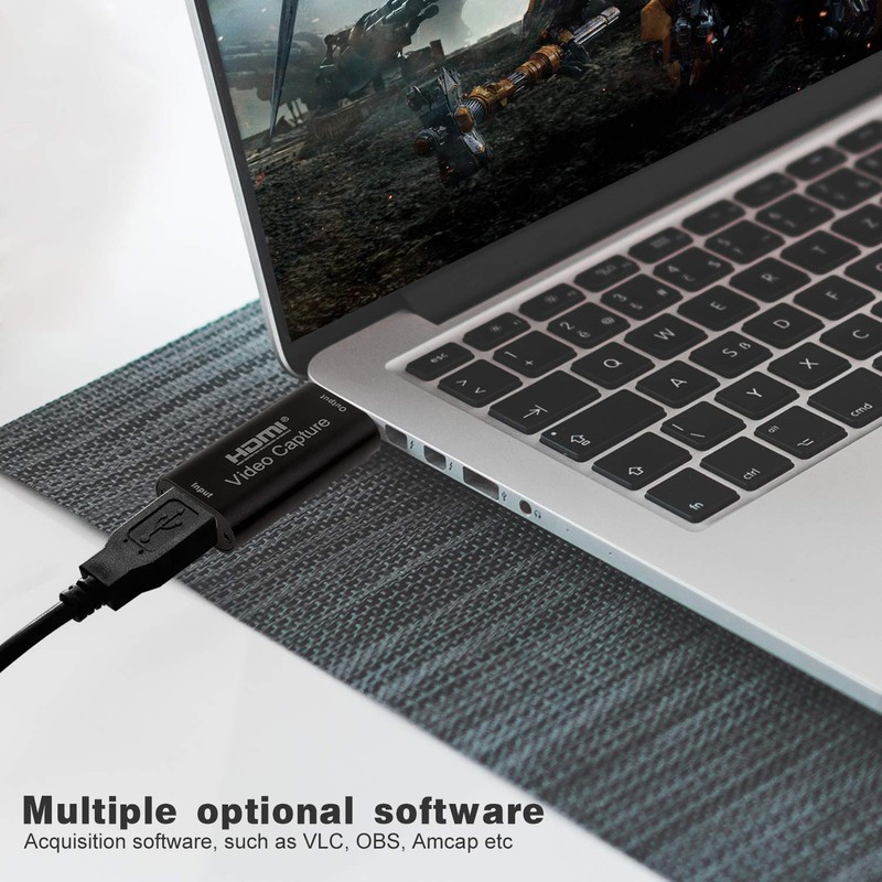 EZONEDEAL 4K HDMI Video Capture Card, Cam Link Card Game