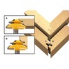 1/2" Router Bit 45 Degree Glue Joint Lock Miter, APlus