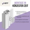 OTT Beschlagswelt GKG BG53 Balcony Door Handle PVC White