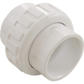 Praher Union, Full Flow, 1-1/2 Slip x 1-1/2 Slip, SCH40 PVC