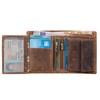 Benthill Men's Genuine Leather Wallet - Men's Wallet Small with
