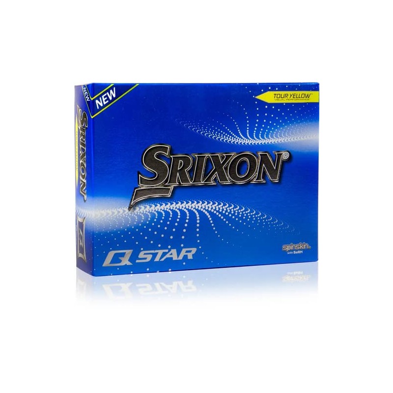 Srixon Q-Star 6 Yellow AlignXL Golf Balls
