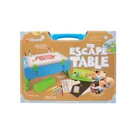 Micador jR. The E.S.C.A.P.E. Table, Complete Art Set With Easel, Chalk, Pencil, Markers, Paint, & More, Develops Artistic Talent in Children at Home or School, Encourage Creativity, Reduce Screen Time