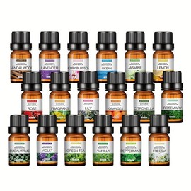 Essential Oil Set, 3/6 Counts Multi-scented Essential Oil Set, Bedroom Accessories Aromatherapy Oil, Best Summer Fragrances - Color: Multicolor, Specification: 05 three in one