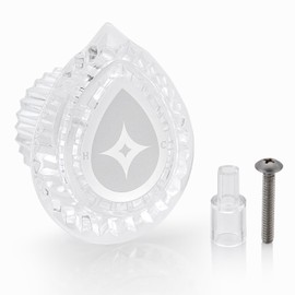 Hansengroyi Shower Knob Replacement for Moen 96797 Faucet Handle Kit, Compatible with Moen Chateau Tub and Shower Knob Handle, Chrome Knob Insert