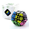 Yealvin Gear Cube, Gear Megaminx Cube 3D Gear Cube Brain