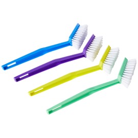 Duzzit Dish Brushes, 4 Pack, Multi, 25 x 20.3 x 2.5 cm