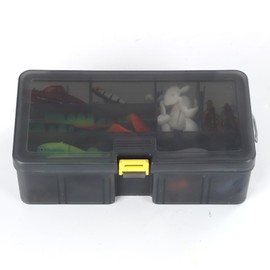 Spotlip Fishing Lures Baits Tackle,Only Soft Lures Kit,Including Frog Lures, Plastic Worms, Spider Lures,Topwater Lures, Tackle Box and More Fishing Gear Lures Kit Set, 30Pcs Fishing Lure Tackle