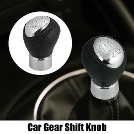X AUTOHAUX Car Vehicle 6 Speed Manual Gear Shift Knob for Mazda 3 5 6 323 626 RX8 Stick Shifter Knobs Cover Plastic Black