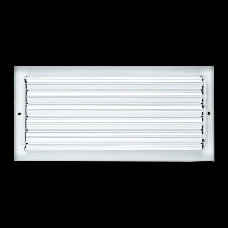 Fits 14x6 Duct Opening | Steel Baseboard Air Supply Grille