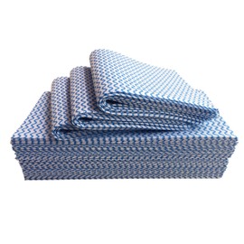 UKEENOR Disposable Dish Cloth, J Cloth, Reusable Cleaning Cloth Disposable Heavy Duty Dish Towels Dish Cloth Reusable Kitchen J Clothes 60 Count 11.9"X23.7" Blue Absorbent, Fast Dry