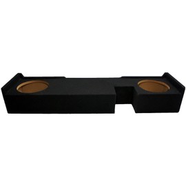 Compatible with Ford F150 Extended Super Cab Truck 2000-2003 Dual 10" Subwoofer Sub Box Speaker Enclosure