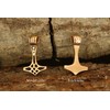 Kiss of Leather Dainty Thor's Hammer Pendant Bronze No. 59,