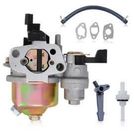 Adefol GX160 Carburetor for Honda GX200 GX 160 5.5 HP 6.5 HP Engine WP30X Water Pump Pressure Washer, GX200 Carburetor + + Oil Line + Choke Rod Lever + Oil Pipe + Gasket Replace 16100-ZH8-W61