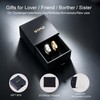 GTMJ 2PCS Wedding Band Stainless Steel Ring for Men Women-Hypoallergenic