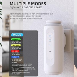 Yechiry Enchufe el Ambientador, 100m³ Control de Aplicaciones Difusor de con Enchufe EE Pared - Atomización EE Aire Fluido Fotosensible Difusor EE Aceites Esenciales para Casa