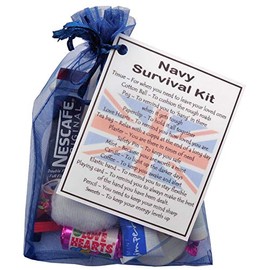 SMILE GIFTS UK MILITARY/NAVY/ARMY/RAF Novelty Survival Kit Gift (NAVY)