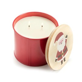 Christmas Candles Richly Scented 2-Wicks 14oz Tin Holiday Favorites (Red - Cinnamon Cheer)