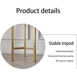 Soporte metálico ajustable para plantas de interior con soporte para macetas opcional. Fácil montaje. Estante alto para plantas. Soporte para macetas extraíble incluido.