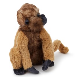 Zappi Co Woolly Monkey Plush Toy (28cm) - Playful, Soft Primate, Eco-Friendly, Great for Kids' Jungle Adventures, 100% Recycled
