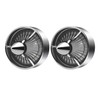 FATECIM 2" Turn Signal Light Covers Turbine Replacement Smoke Lenses