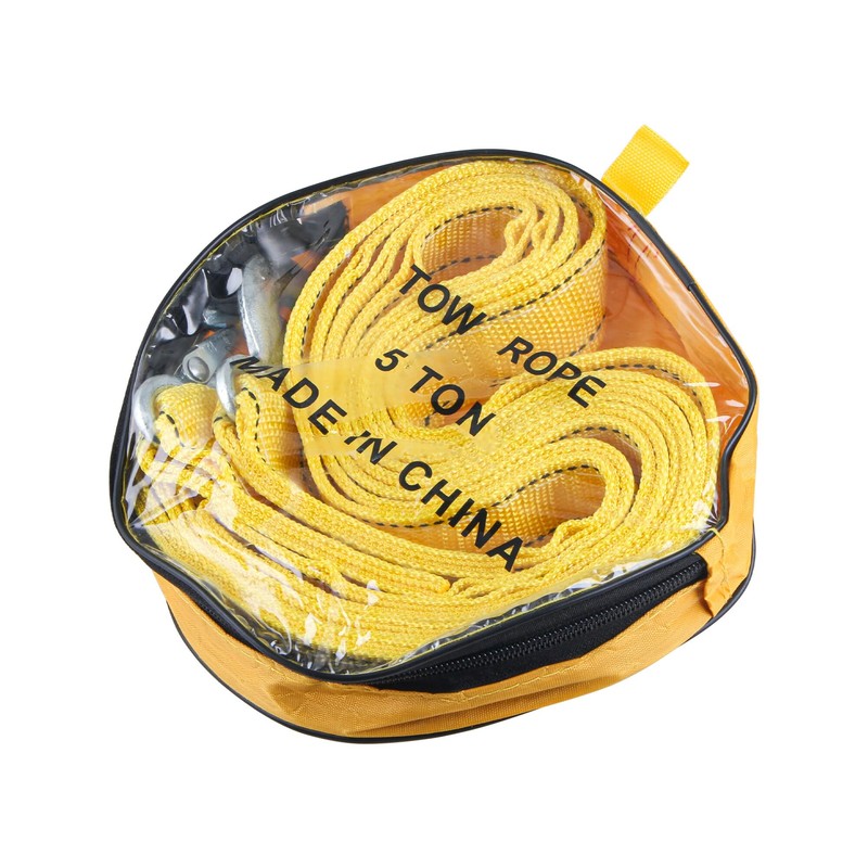 GIVIHGETI Tow Rope, 4 m 5 Ton Tow Strap, Pull