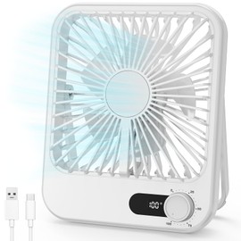 Portable Fan for Travel, Cruise Essentials Carnival 2025 for Cruise Approved Rechargeable with 100 Speed Wind Adjustable, Hangs From Stateroom Ceilings Walls, Beach Fan for Travel Essentials (White)