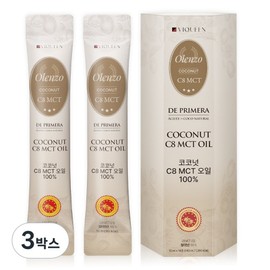 By Queen Olenzo Coconut C8 100% MCT MC Oil, 3 boxes, 140ml / 바이퀸 올렌조 코코넛 C8 100% MCT 엠씨티 오일, 3박스, 140ml