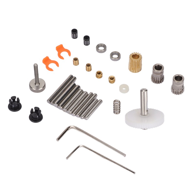 Double Pulley Extruder Kit Double Concave Gear Design Stable Feed