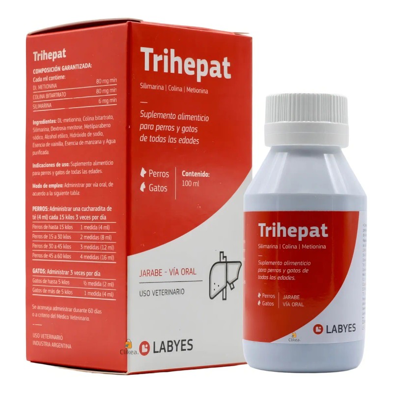 Trihepat Labyes 100 Ml Protector Hepático, Perro Y Gato