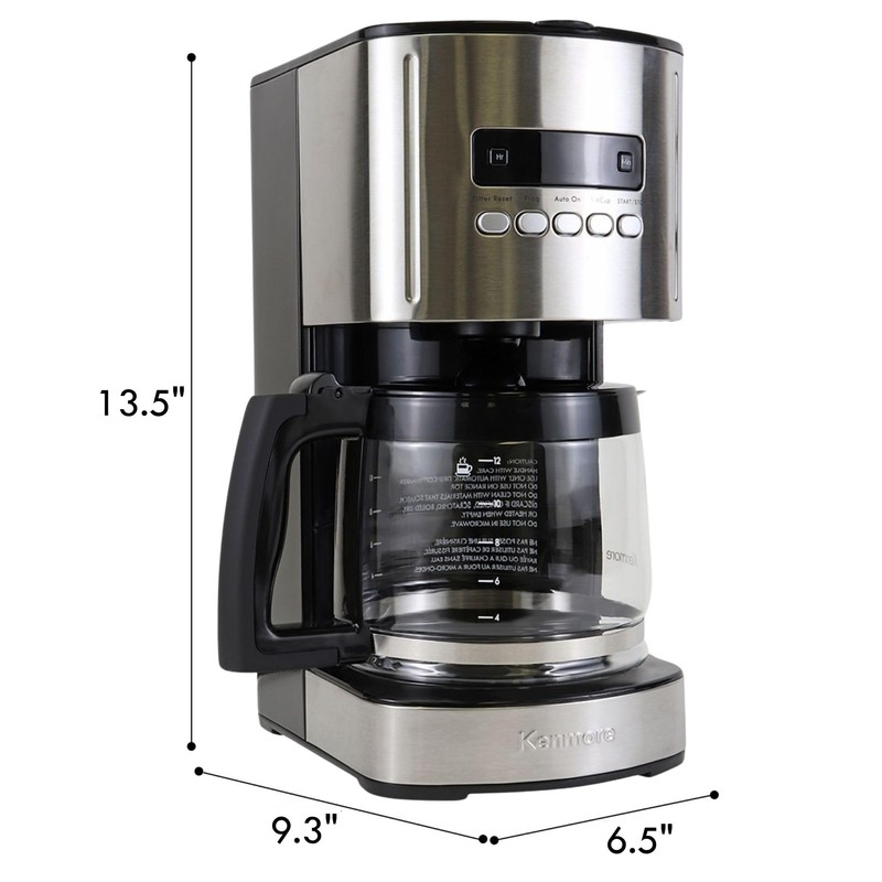 Kenmore Drip Coffee Maker - Programmable Cafe Machine With Glass